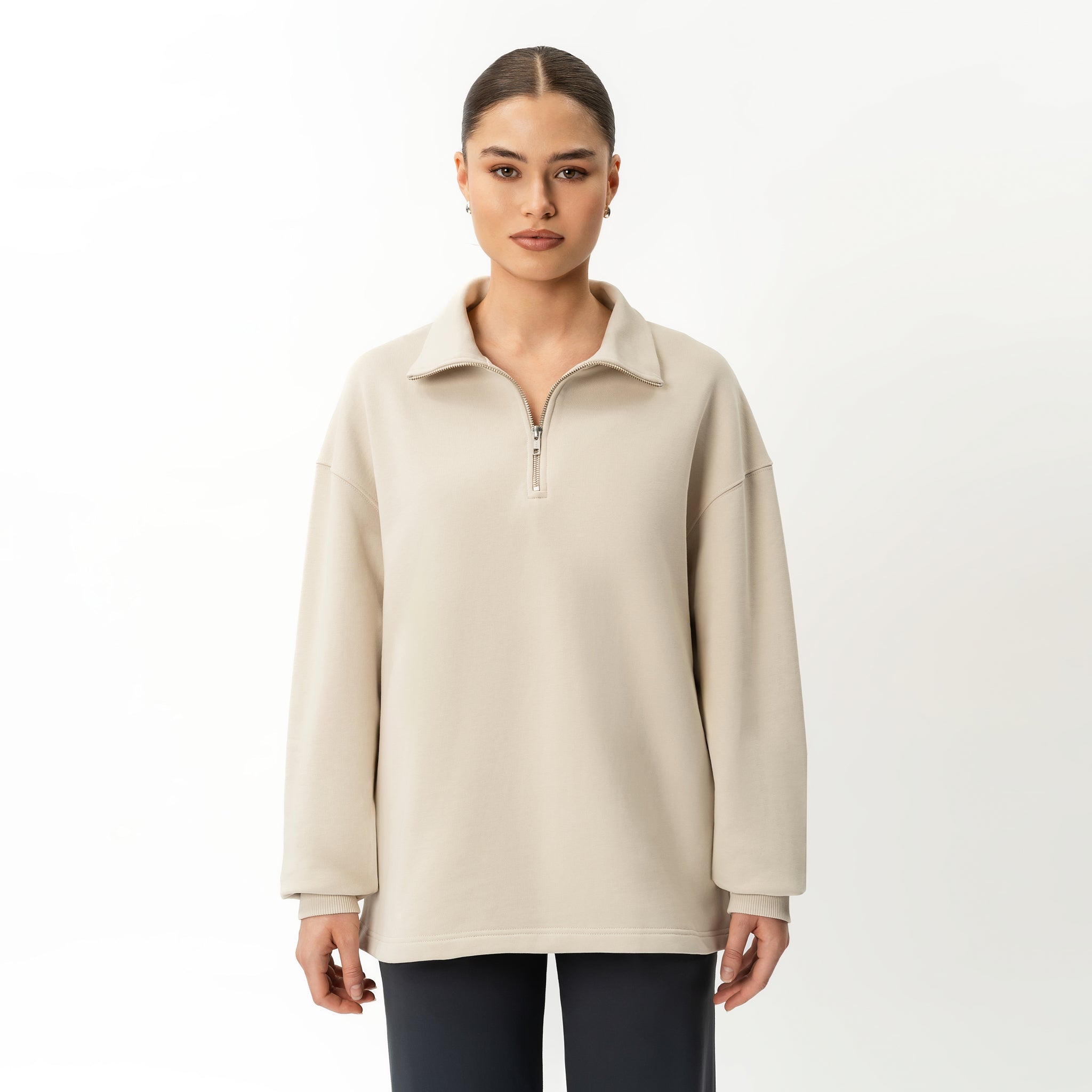Quarter-zip pullover - Ninepine