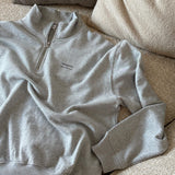 Quarter-Zip Relaxed Sweater - Ninepine
