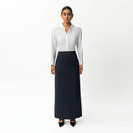 Tailored Ponte Maxi Skirt - Ninepine