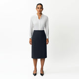 Tailored Ponte Midi Skirt - Ninepine