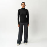 Soft Turtleneck Long-sleeve - Ninepine