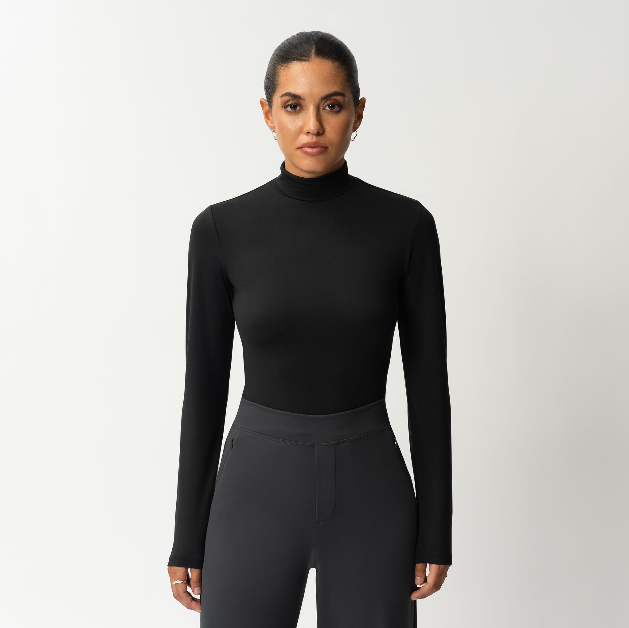 Soft Turtleneck Long-sleeve - Ninepine