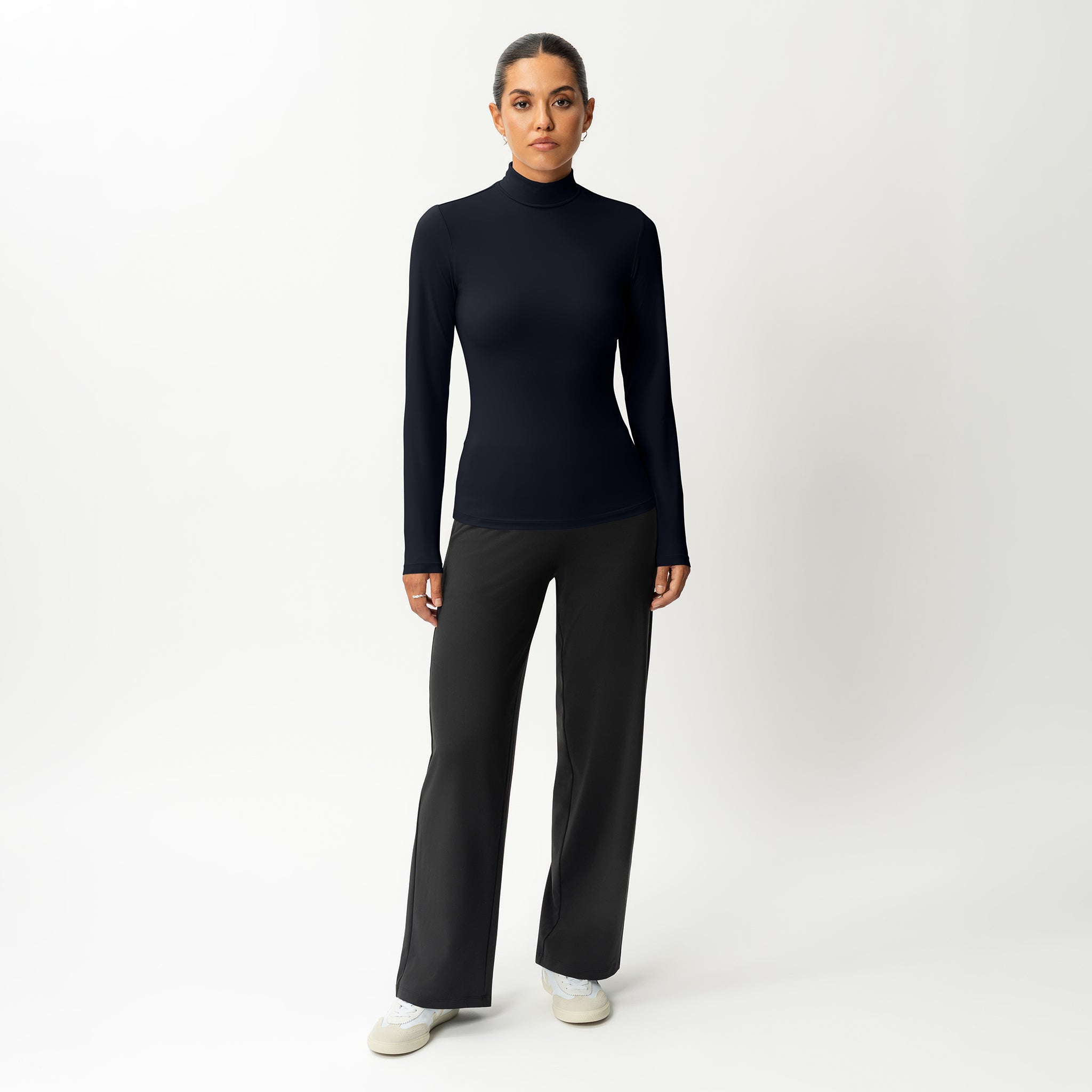 Soft Turtleneck Long-sleeve - Ninepine