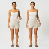 Light Ponte Shorts - Ninepine