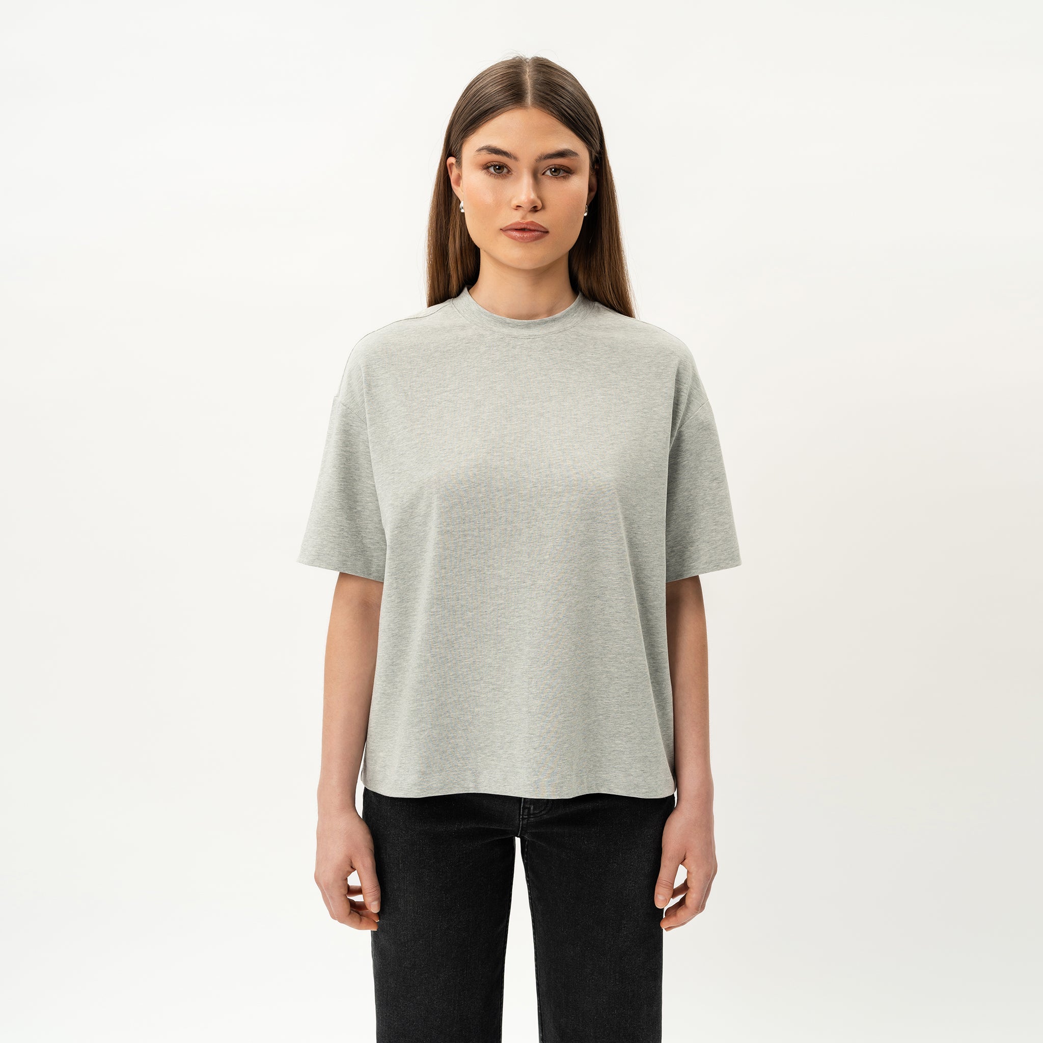 Oversized Boxy Pima T-shirt - Ninepine
