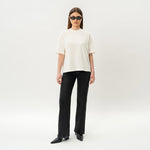 Oversized Boxy Pima T-shirt - Ninepine
