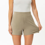 Light Ponte Shorts - Ninepine