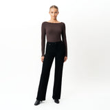 Soft Boatneck Long-sleeve - Ninepine