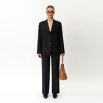 Crepe Relaxed Trouser - Ninepine