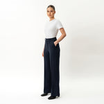 Crepe Relaxed Trouser - Ninepine