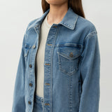 Stretchy ComfortDenim™ Jacket - Ninepine