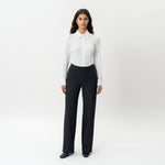 Tailored Ponte Relaxed Trouser - Ninepine