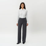 Tailored Ponte Relaxed Trouser - Ninepine