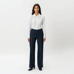 Tailored Ponte Relaxed Trouser - Ninepine
