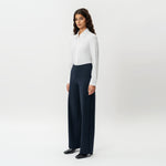 Tailored Ponte Relaxed Trouser - Ninepine