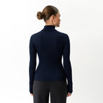 Merino Wool Ribbed Turtleneck - Ninepine