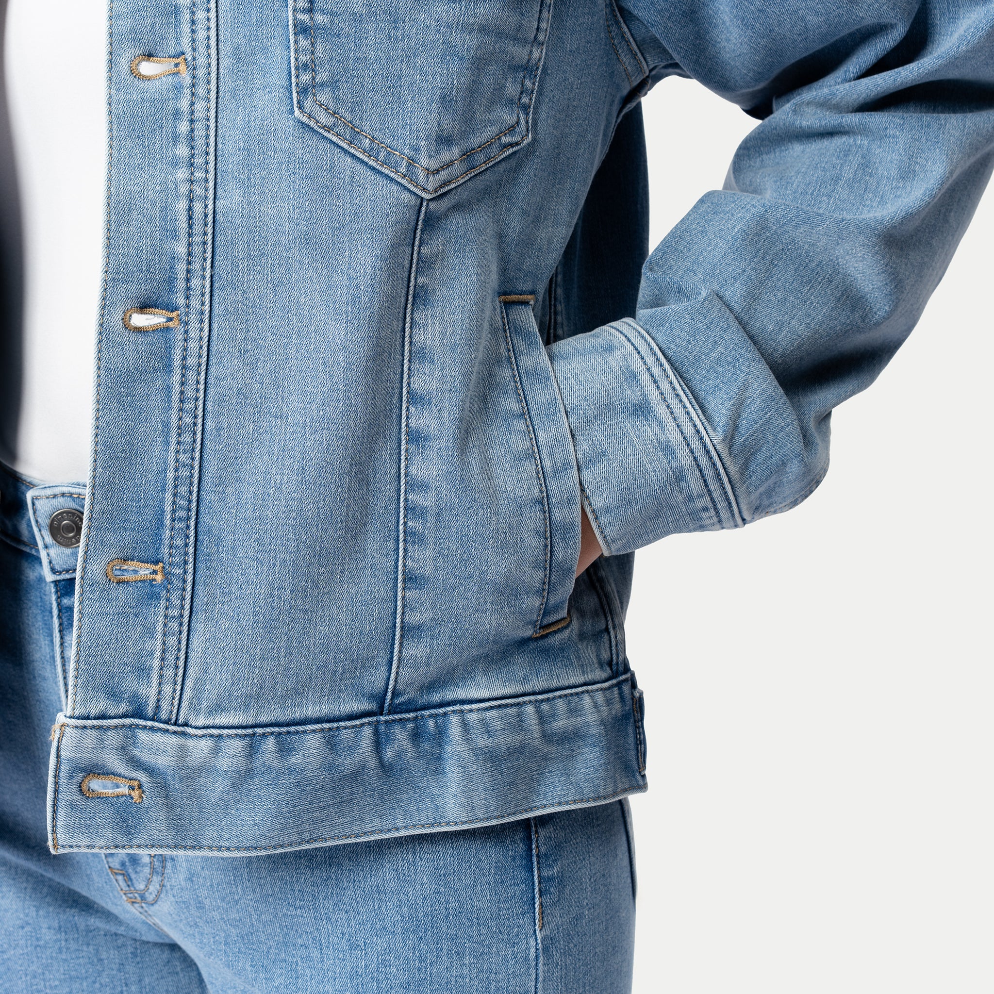 Stretchy ComfortDenim™ Jacket - Ninepine
