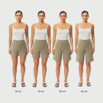 Light Ponte Shorts - Ninepine