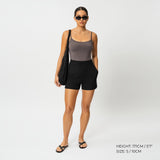Light Ponte Shorts - Ninepine