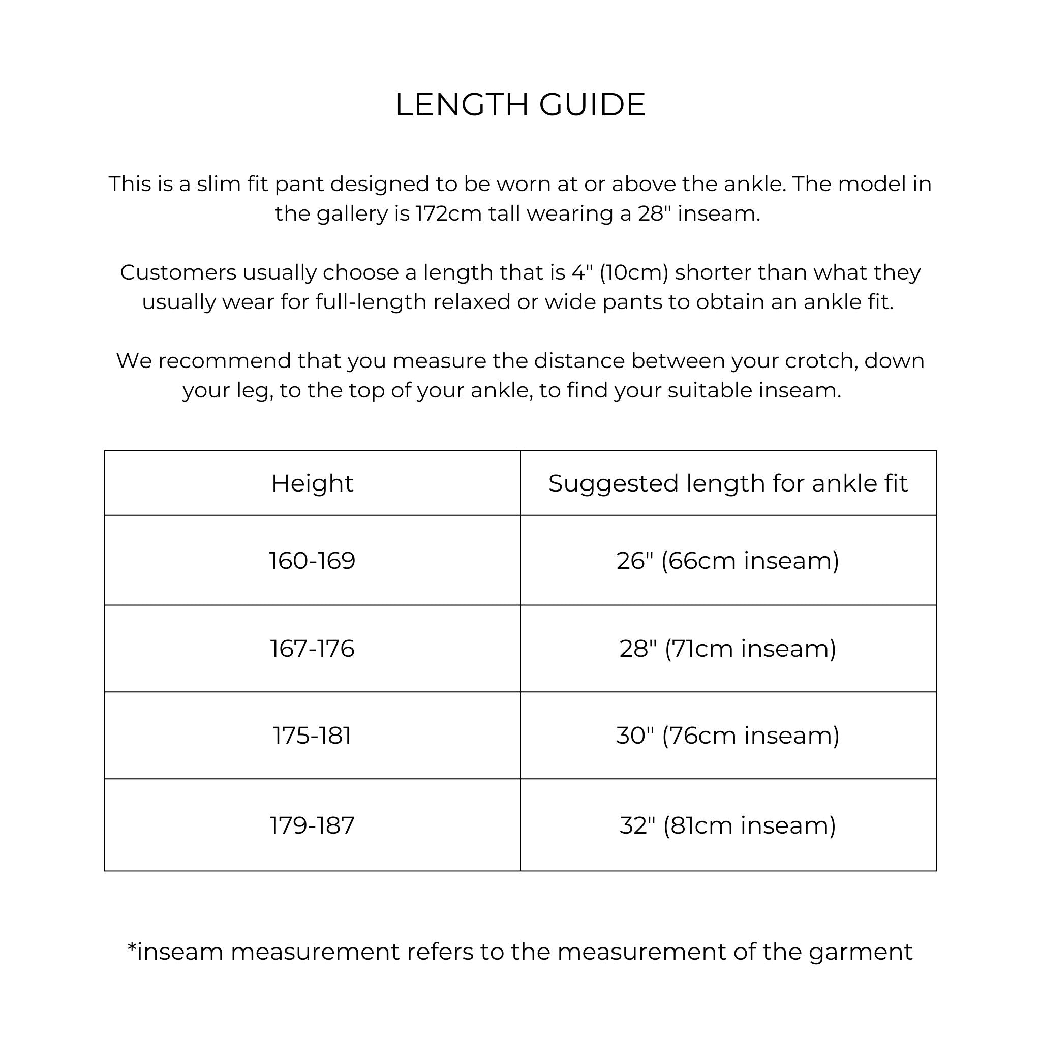 Tailored Slim Trouser - Ninepine